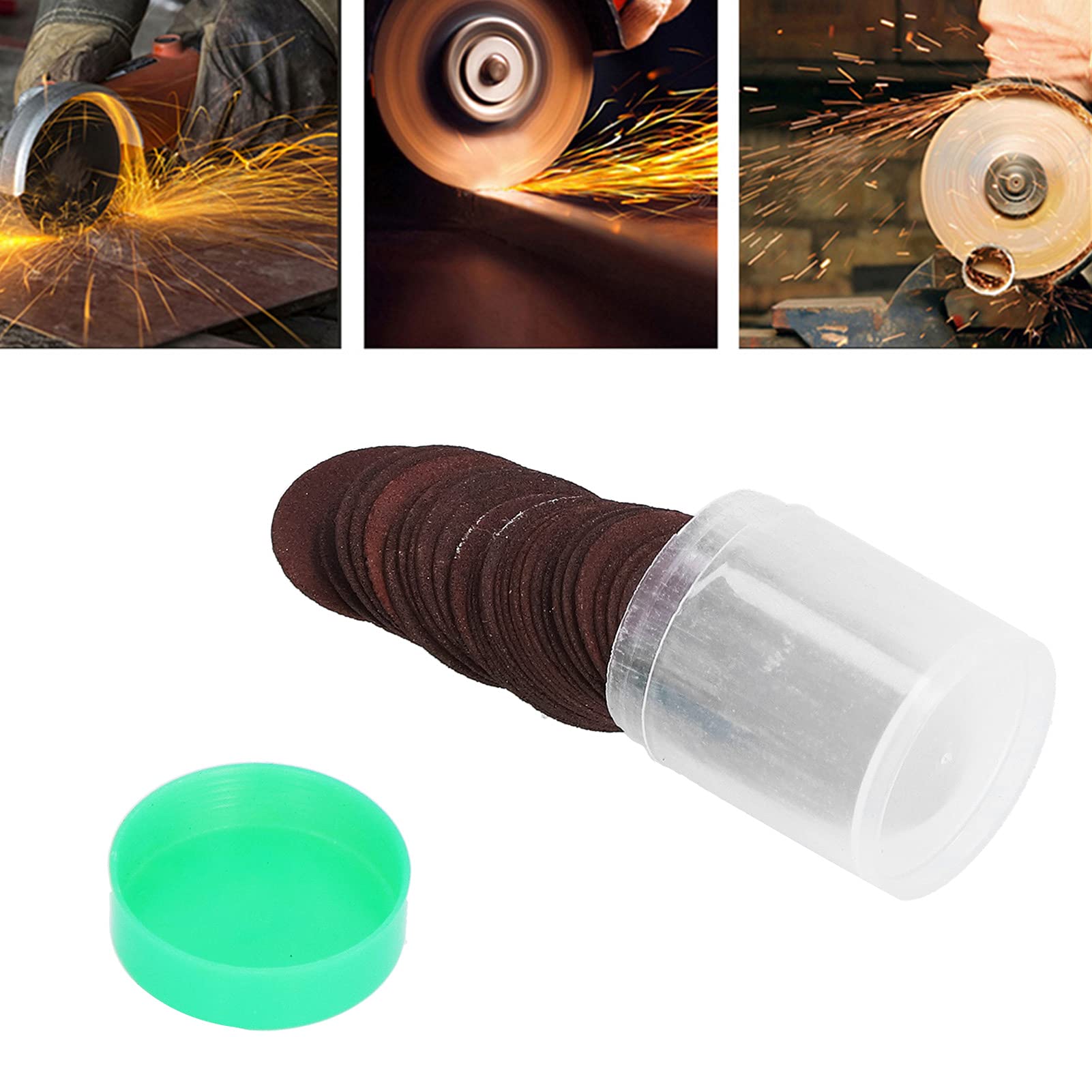 36Pcs Resin Cutting Disc Wheel Set - 25mm/1in Diameter for Metal Cutting - Compatible with Rotary Tools & Electric Grinders - Perfect for DIY Projects, Metalworking, and Home Repairs