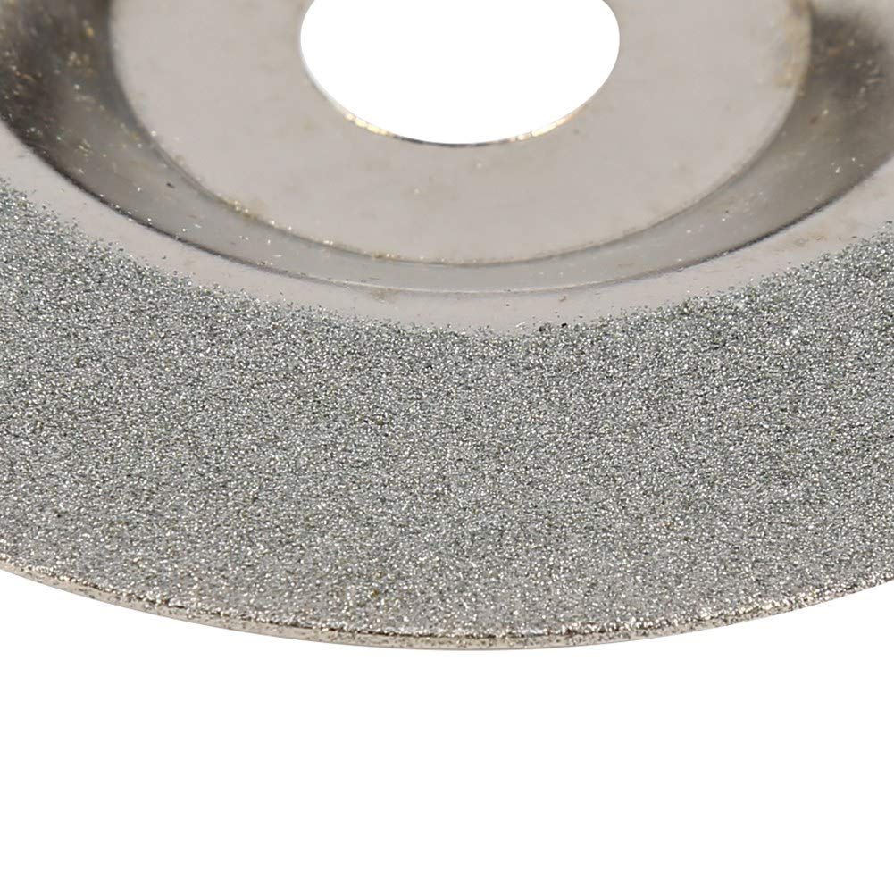 4 Inch Coated Grinding Wheel - 100x16x1mm Glass Cutting Disc for Angle Grinder | Flat Round Shaped Glass Grinder Attachment | Perfect for DIY Projects, Glass Edging & Metal Polishing
