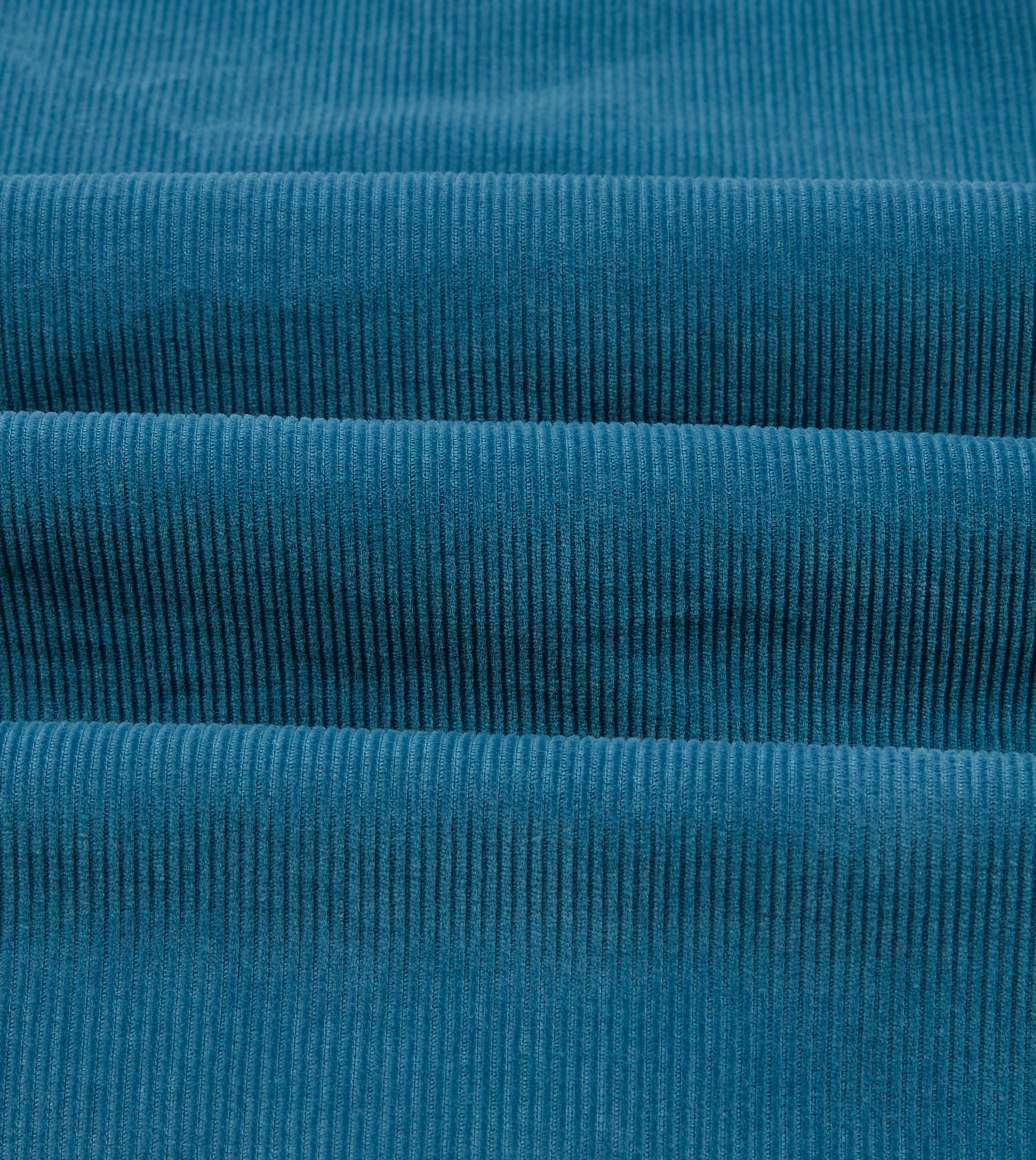 Stylish Turquoise Corduroy Western Shirt with Two Pockets for Men - Perfect for Country Rides, Rodeos & Casual Outings