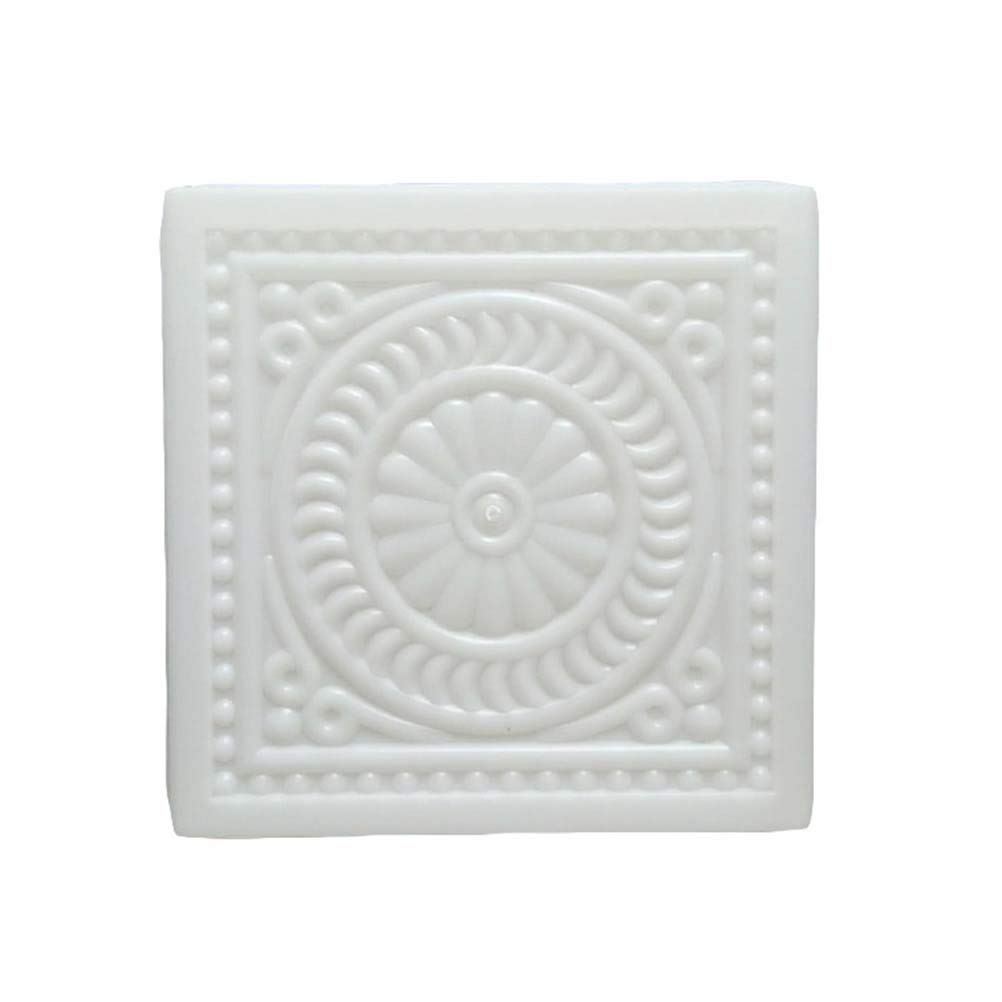 Yardwe 12.6 x 12.6 x 2.4 Inch Reusable Plastic Concrete Mold - DIY Walkway Maker, Stepping Stone & Brick Path Mold (White) for Garden, Patio & Landscaping Projects