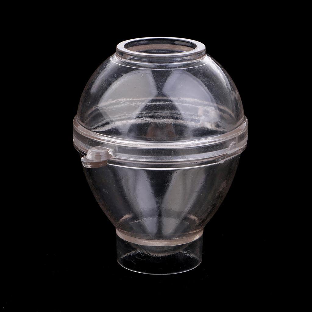 joyMerit 2-Pack Egg Shaped Candle Molds - Handmade Soap & Candle Making Tools, Clear Silicone DIY Craft Supplies for Home Decor, Wedding Favors & Holiday Gifts