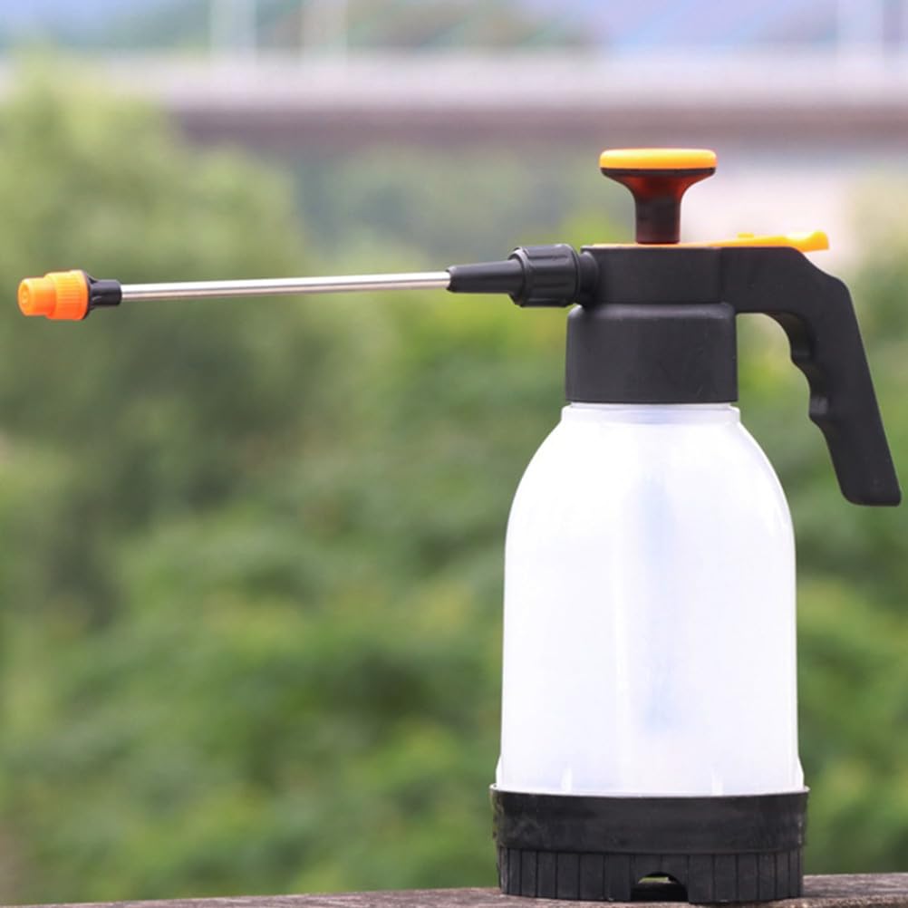 Yardwe 1pc Manual Water Pump Sprayer - Portable Pressure Spray Bottle for Plants, Flowers, Car Wash, Gardening & Cleaning | Fine Mist Refillable Plastic Watering Can for Indoor/Outdoor Use