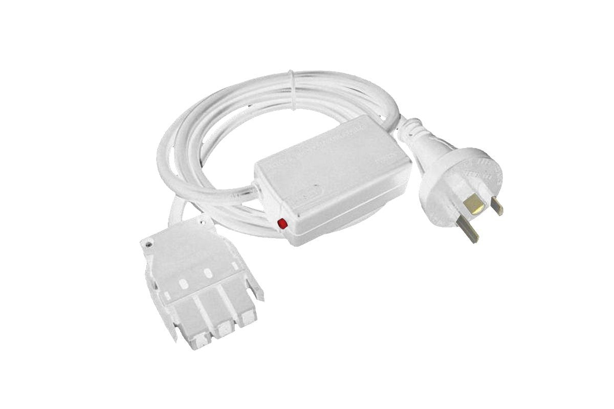 CMS Accede Dual Lid In-Desk Power Outlet with USB Ports - White | Sleek Office & Home Workspace Charging Station for Phones, Laptops & Devices