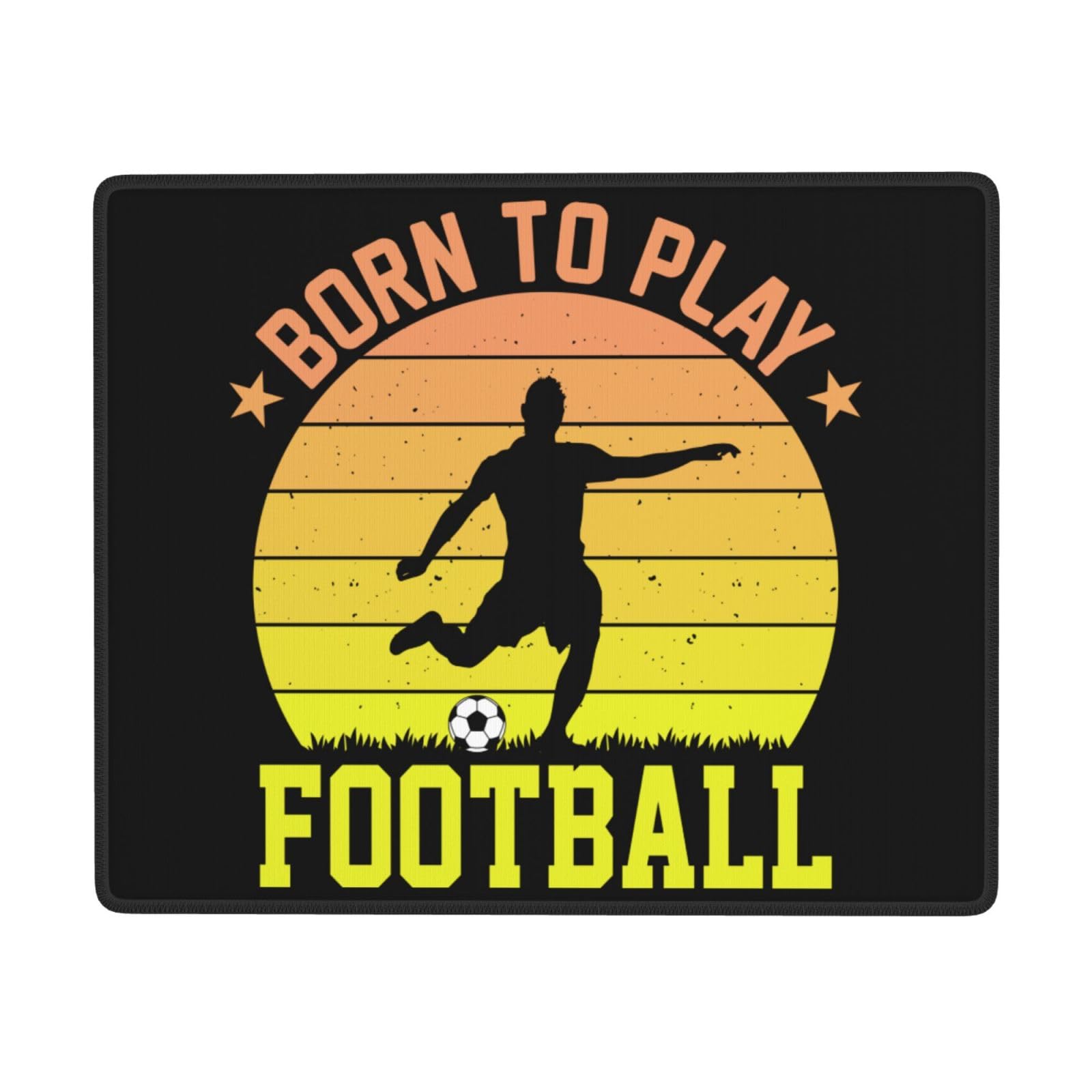 SIYTUAU Football Themed Mouse Pad - Waterproof, Non-Slip Rubber Gaming Mousepad (7x9 inches) for Laptop & Office Use - Perfect for Sports Fans & Gamers