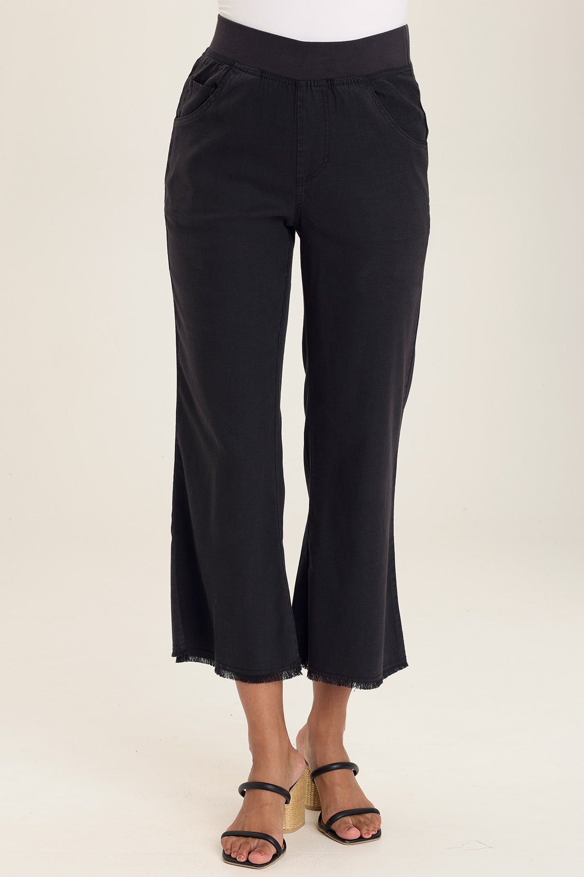 Lorilei Women's Black Pants - Stylish & Comfortable High Waist Trousers for Work, Office & Casual Wear