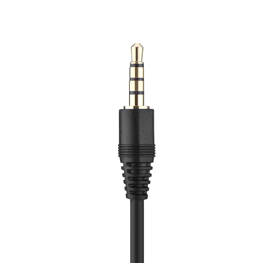 2.5mm Telephone Headset with 360° Lossless Sound - Call Center Headphones with Noise Cancelling Earmuffs for Office, Computer & Phone (3.5mm Straight Plug) - Perfect for Customer Service, Remote Work & Business Calls
