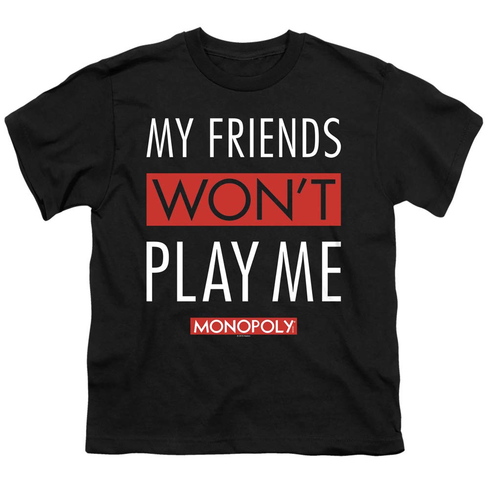 Monopoly My Friends Unisex Youth T-Shirt - Fun Board Game Themed Tee for Kids & Teens - Perfect for Game Nights, Birthday Parties & School Events