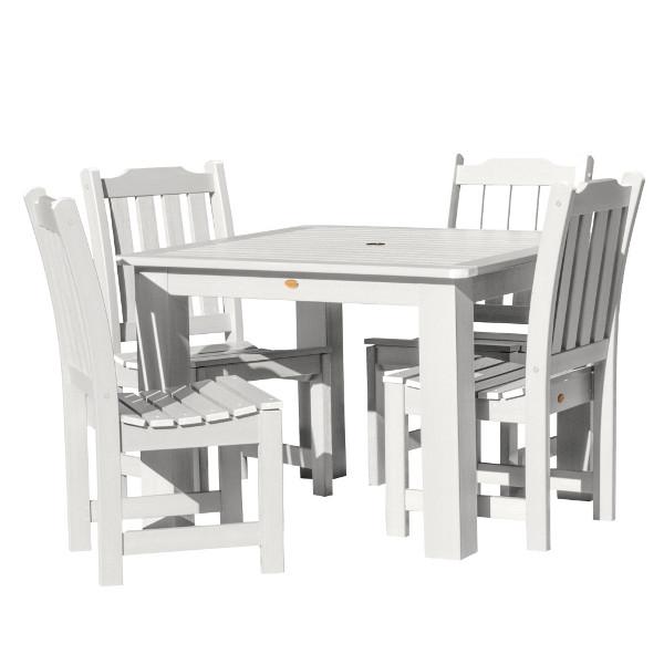 Lehigh 5-Piece Square Patio Dining Set - Outdoor Furniture for Garden, Backyard, and Poolside Relaxation