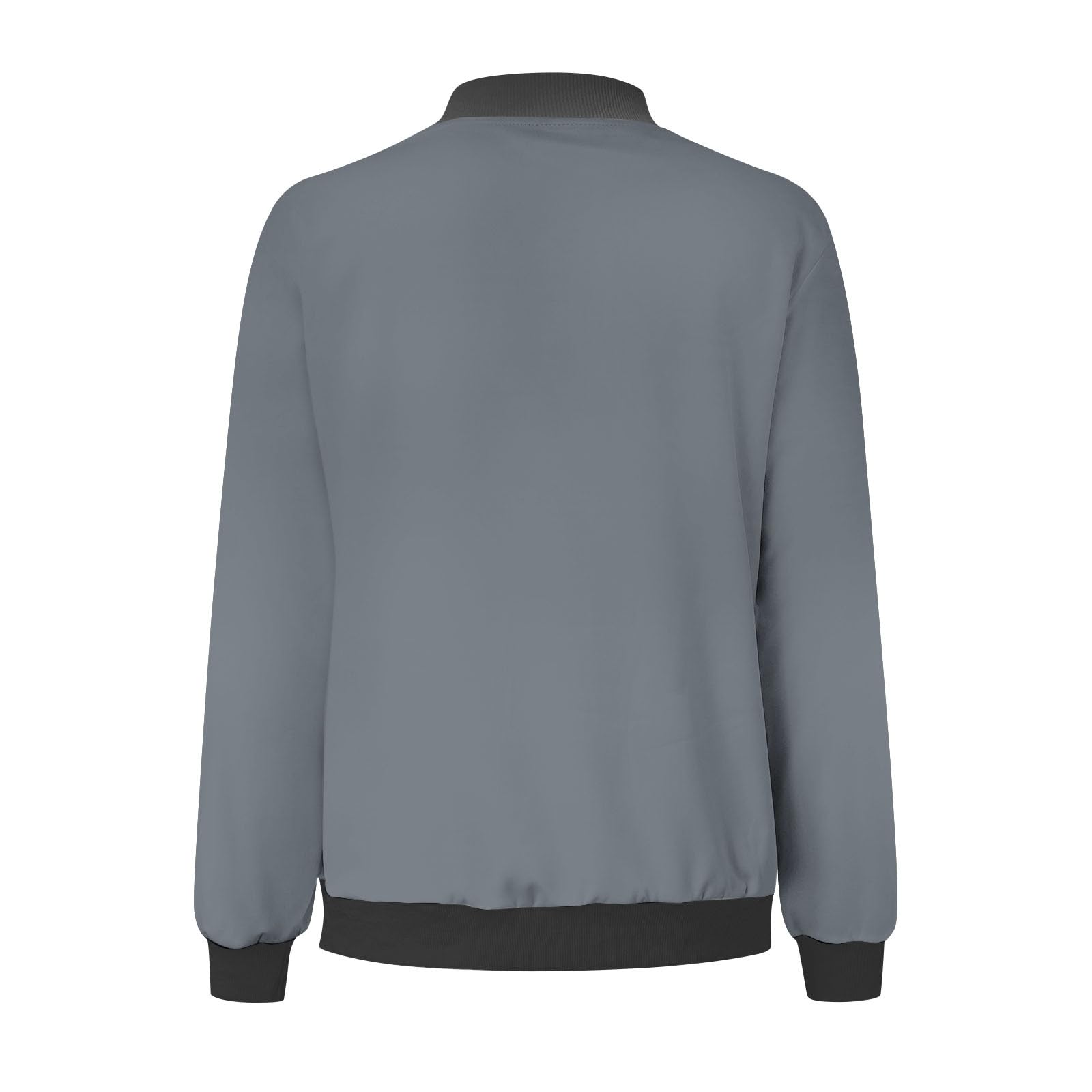 BESIYES Women's Lightweight Bomber Jacket 2024 - Zip Up Cropped Windbreaker with Stand Collar, Casual Short Outerwear Tops for Spring/Fall Fashion, Streetwear & Travel