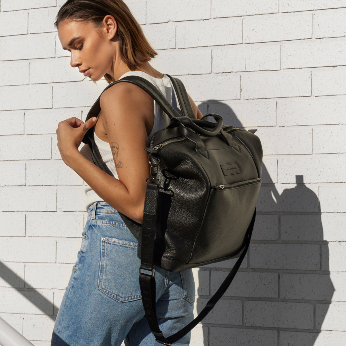 Comes In Waves Bag - Stylish Black Crossbody Bag for Women | Perfect for Travel, Shopping & Everyday Use