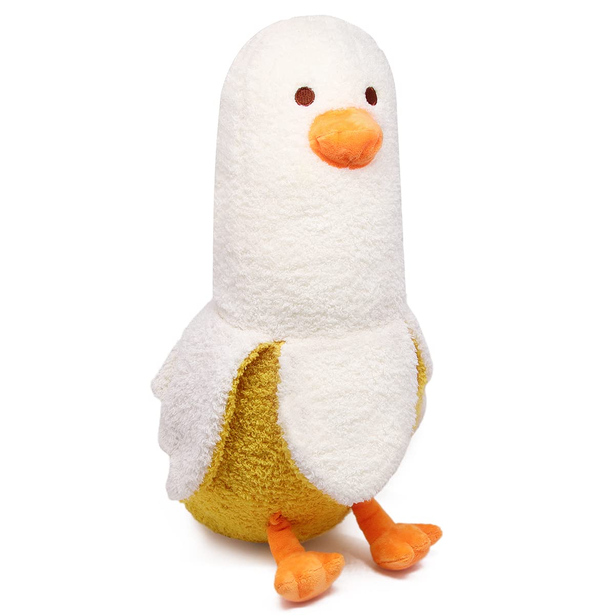 50CM Banana Duck Plush Pillow - Soft Hugging Stuffed Animal Toy, Cute Duck & Banana Design, Perfect Gift for Kids Birthday & Home Decor (Banana Duck) | Great for Cuddling, Nursery Decor, and Playtime