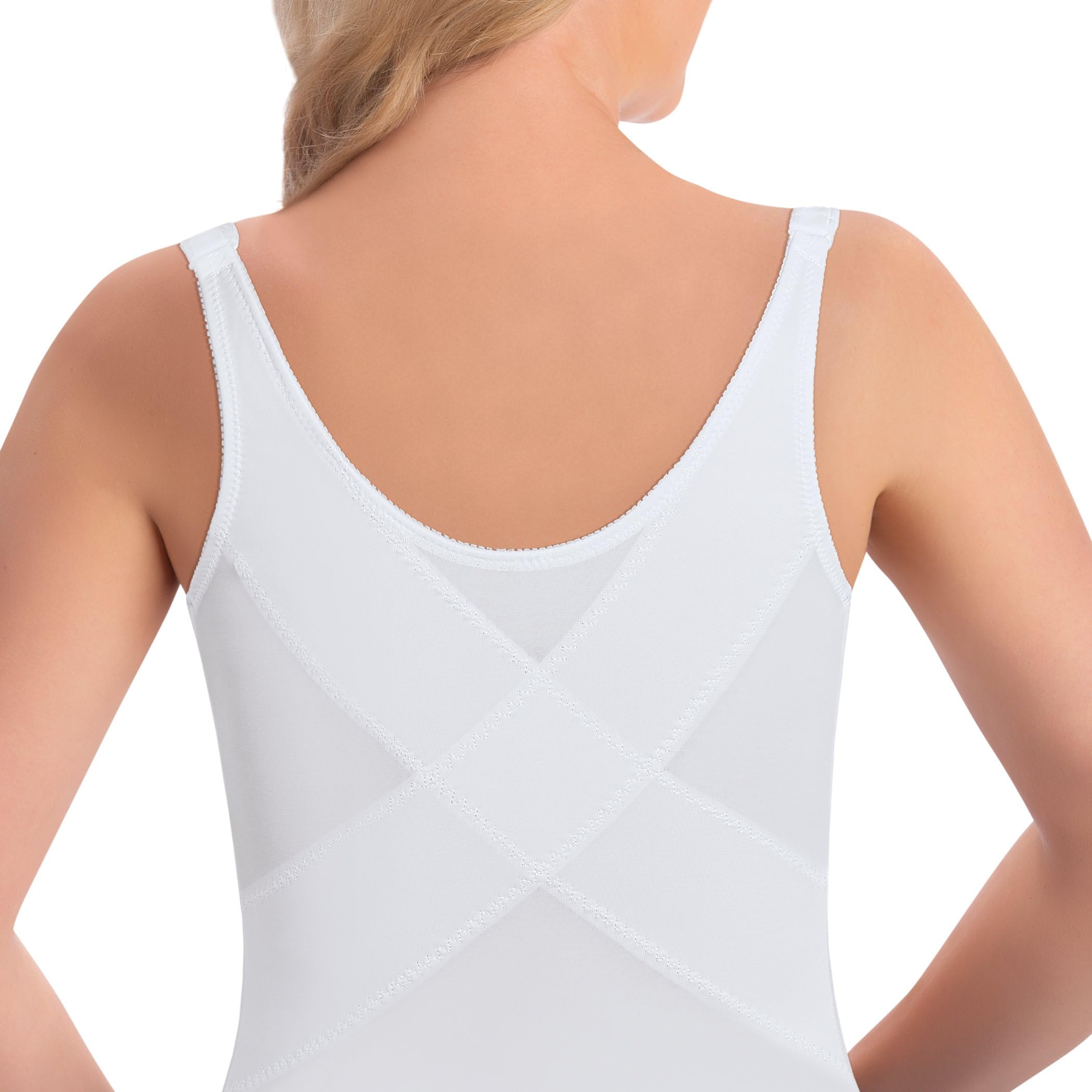 Women's Firm Control Body Briefer - Seamless Shapewear for Tummy Control & Slimming - Black Sleeveless Undergarment - Perfect for Dresses, Workwear & Special Occasions