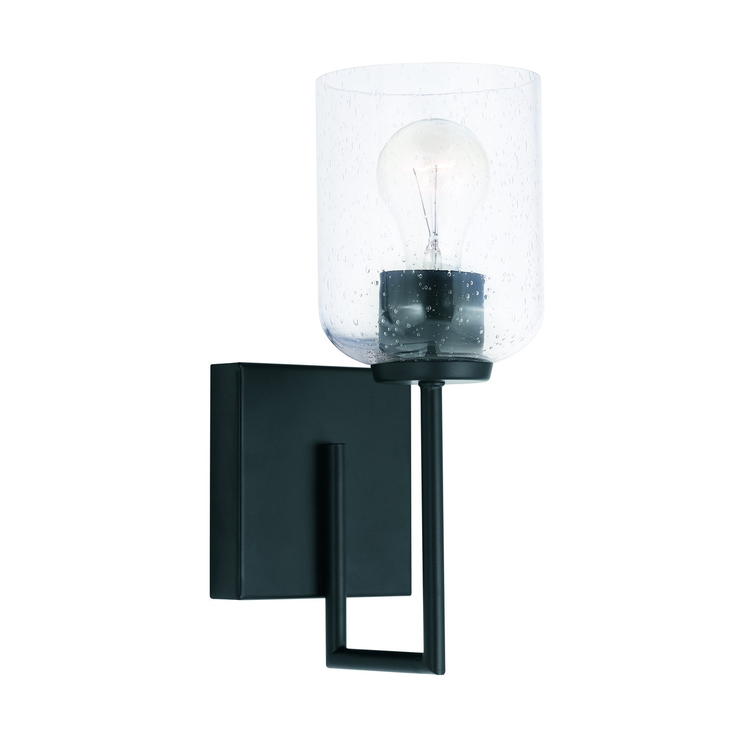 Capital Lighting One Light Wall Sconce - Modern Indoor/Outdoor Wall Light Fixture for Living Room, Bedroom, Hallway & Patio Decor