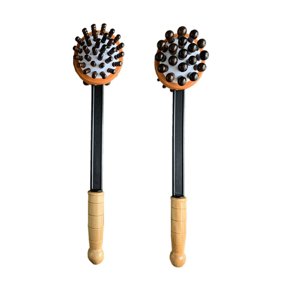 Wooden Handheld Massage Hammer - Percussion Therapy Tool for Back, Neck & Shoulder Pain Relief - Acupressure Meridian Massager - Perfect for Home, Office & Travel Use