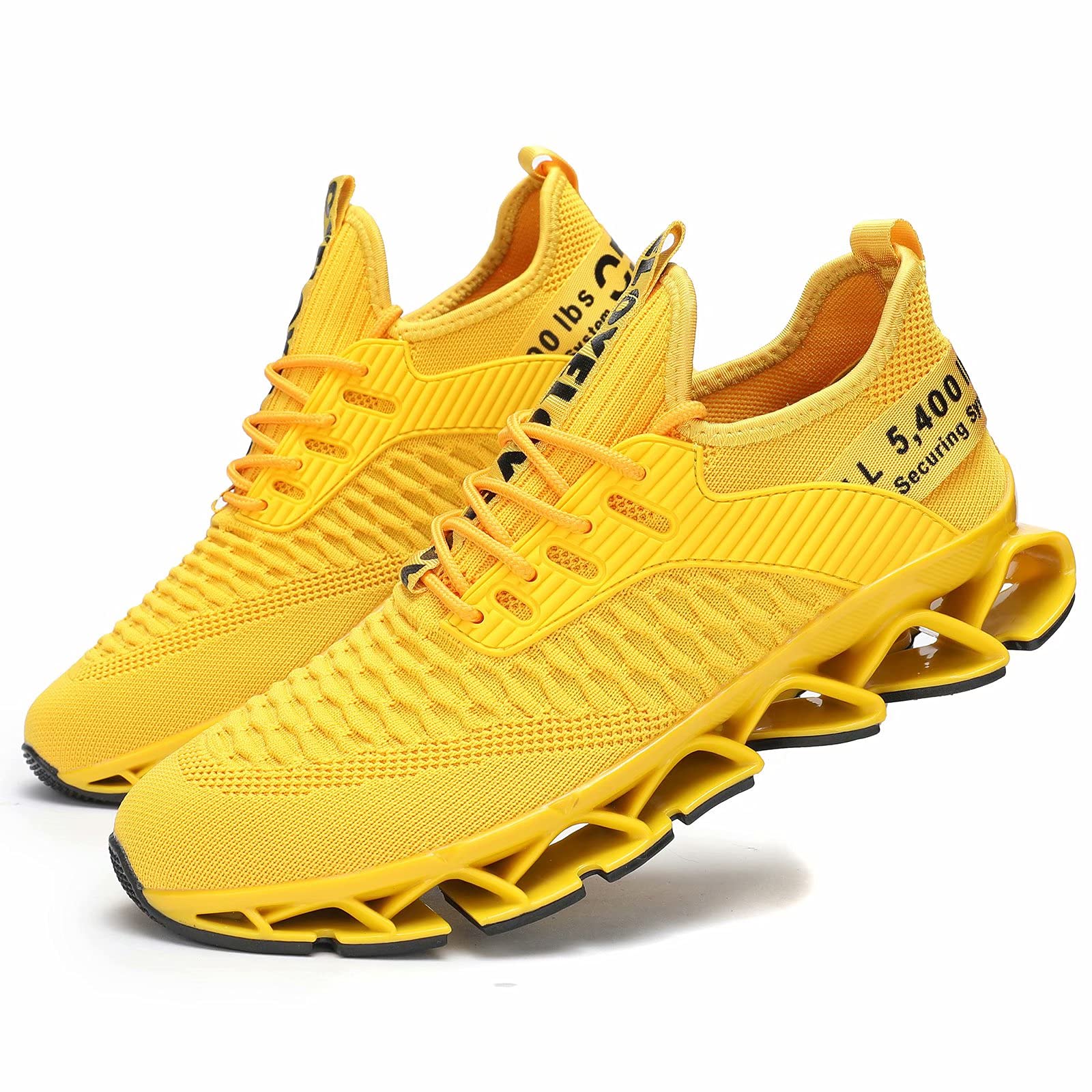 Vooncosir Men's Fashion Sneakers - Breathable Mesh Running Shoes with Non-Slip Blade Sole | Lightweight Athletic Walking Shoes for Gym, Jogging & Daily Wear