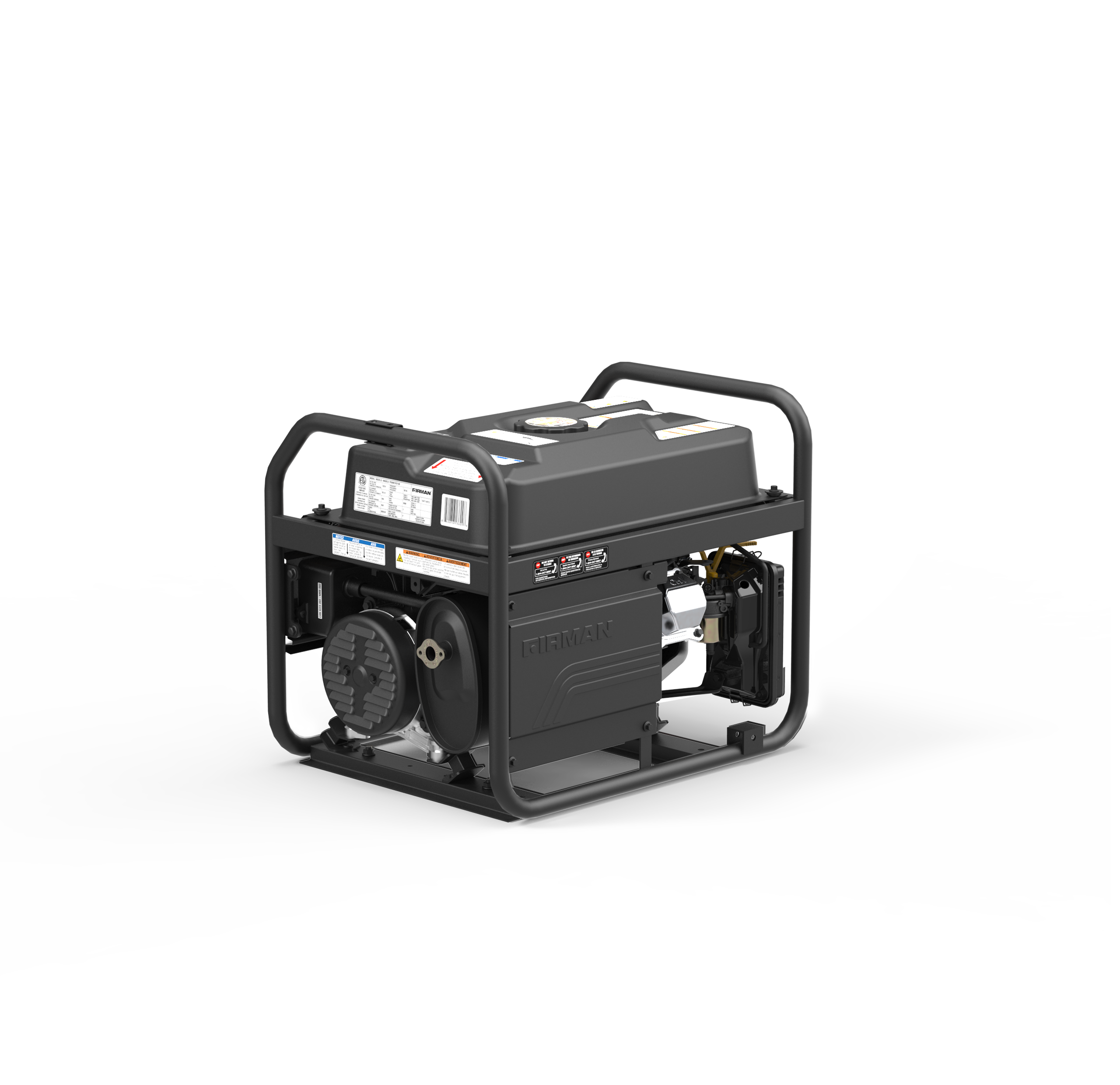 4550W Portable Gas Generator with Recoil Start - 120V Power for Camping, Outdoor Events & Emergency Backup