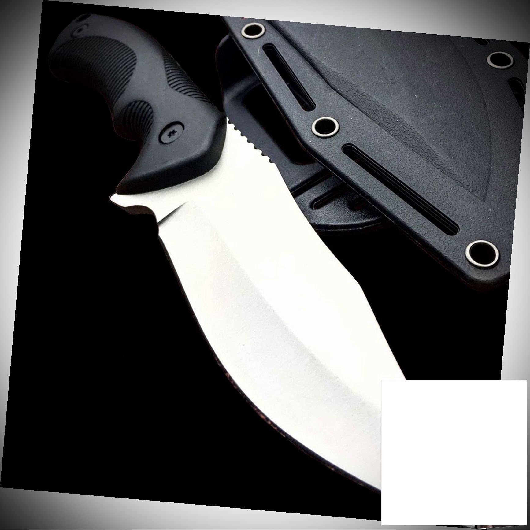 9 Inch Black Survival Hunting Military Fixed Blade Knife - Stainless Steel Outdoor Boot Knife with Sheath | Perfect for Camping, Bushcraft & Emergency Preparedness + Free Survival eBook