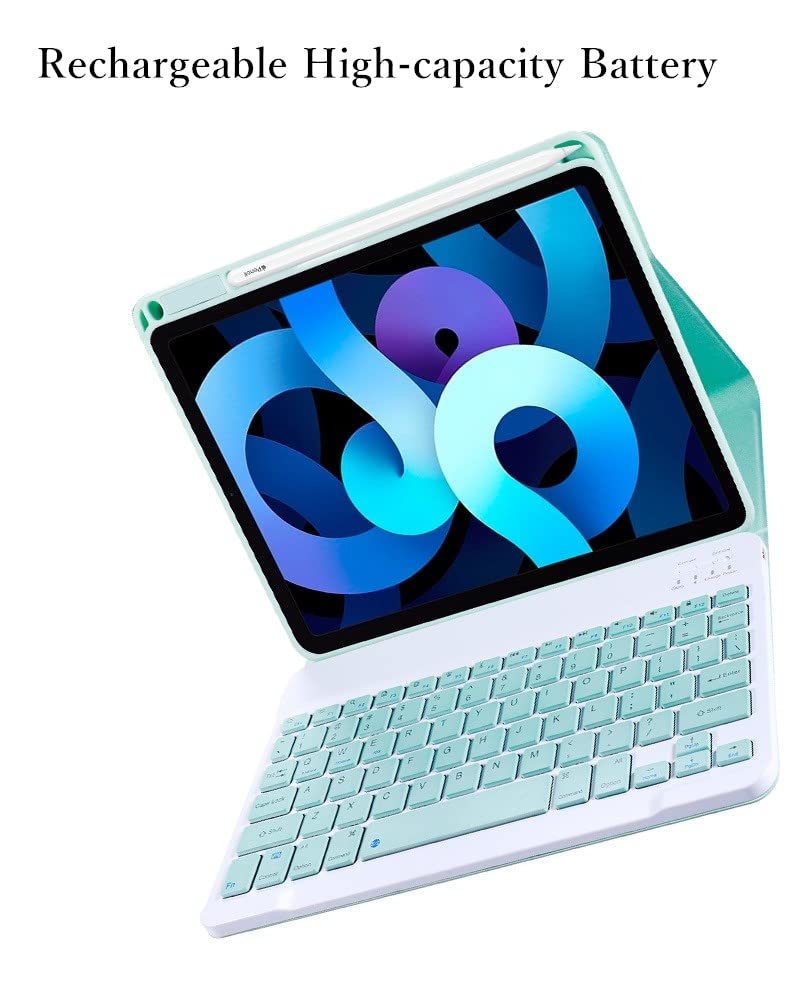 Magnetic Detachable Bluetooth Keyboard Case for iPad Mini 7 A17 Pro & iPad Mini 6th Generation - Pink | Ultra-Slim Wireless Keyboard Cover with Multi-Angle Stand | Perfect for Travel, Office & Home Use