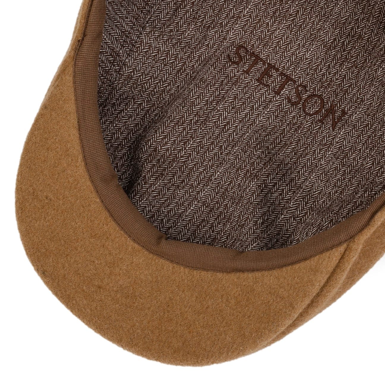 Stetson Reid Wool Flat Cap with Cashmere - Classic Men's Winter Hat for Outdoor Activities, Travel & Casual Wear