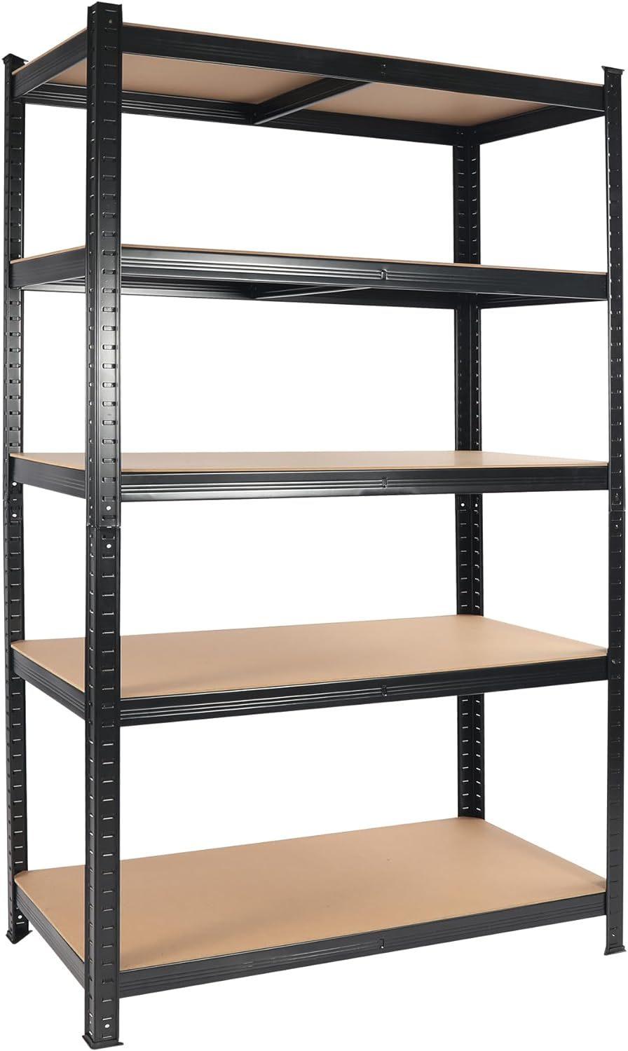 2000LBS Heavy Duty Garage Storage Shelves - Industrial Strength Metal Racking Units for Workshop, Basement & Warehouse Organization