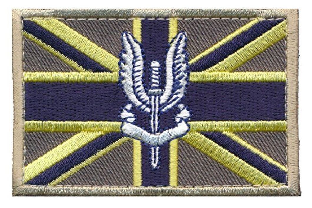 British SAS Embroidered Military Patch Set - 2 Pack 3.0
