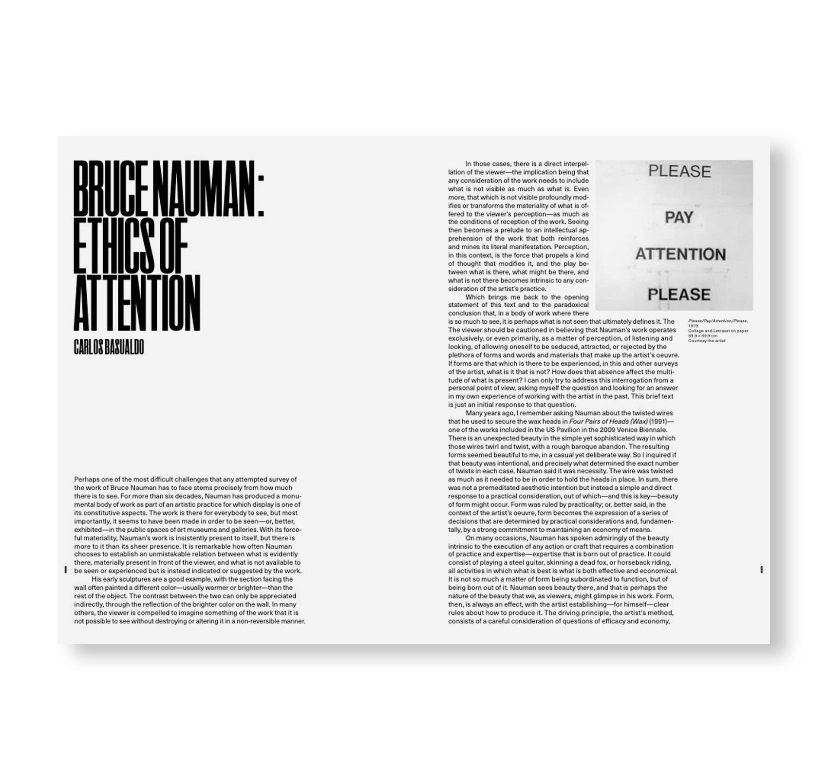 ON/WITH by Bruce Nauman - Limited Edition Art Book for Modern Art Collectors | Perfect for Home Decor, Art Studios & Contemporary Art Gifts