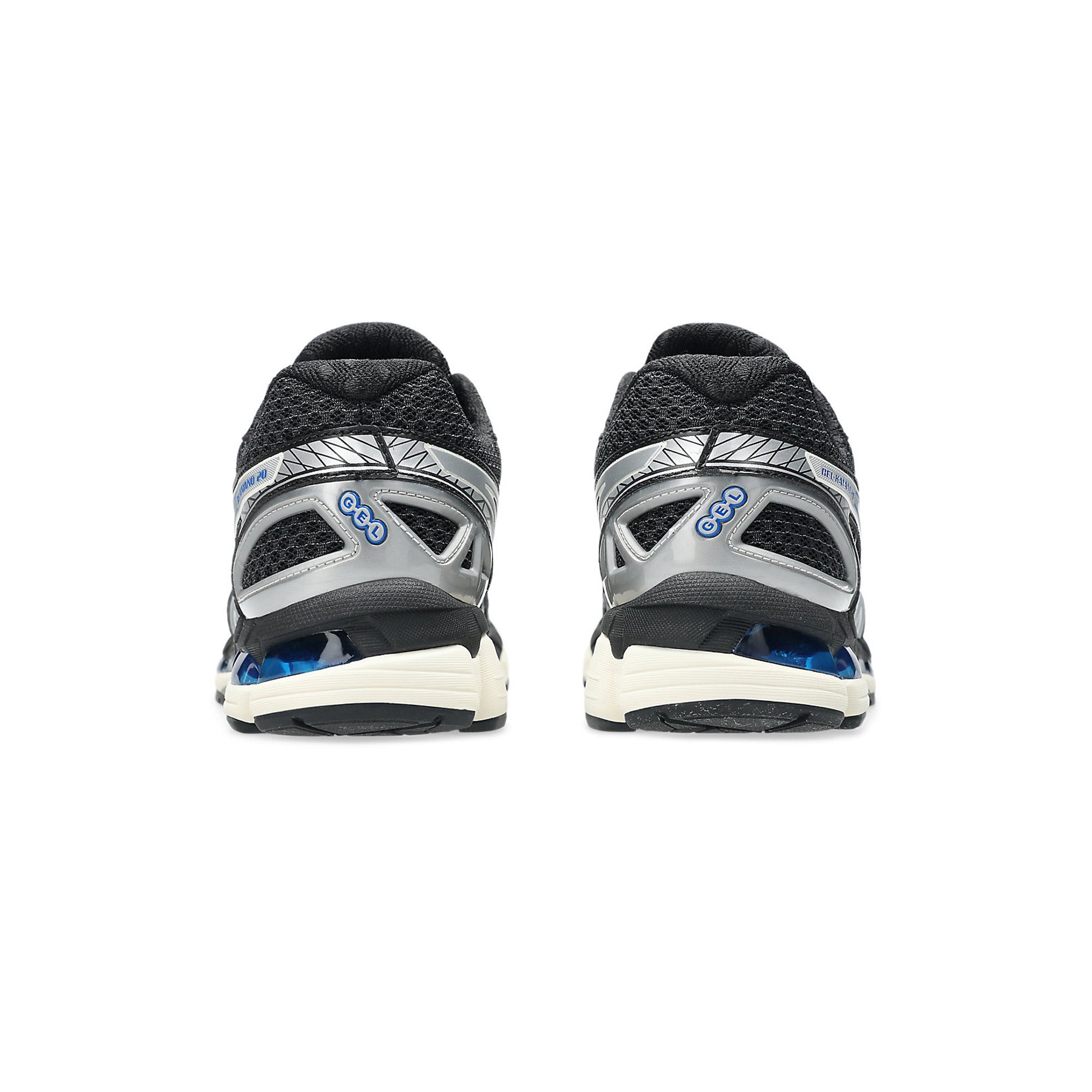 ASICS Gel Kayano 20 Running Shoes for Men - Black & Silver (2025) | Lightweight Cushioned Support for Marathon, Jogging & Gym Workouts