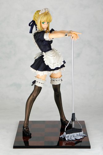 Fate/hollow ataraxia: Saber Maid Version R 1/6 Scale PVC Anime Figure - Perfect for Anime Collections, Gaming Room Decor, and Otaku Gifts