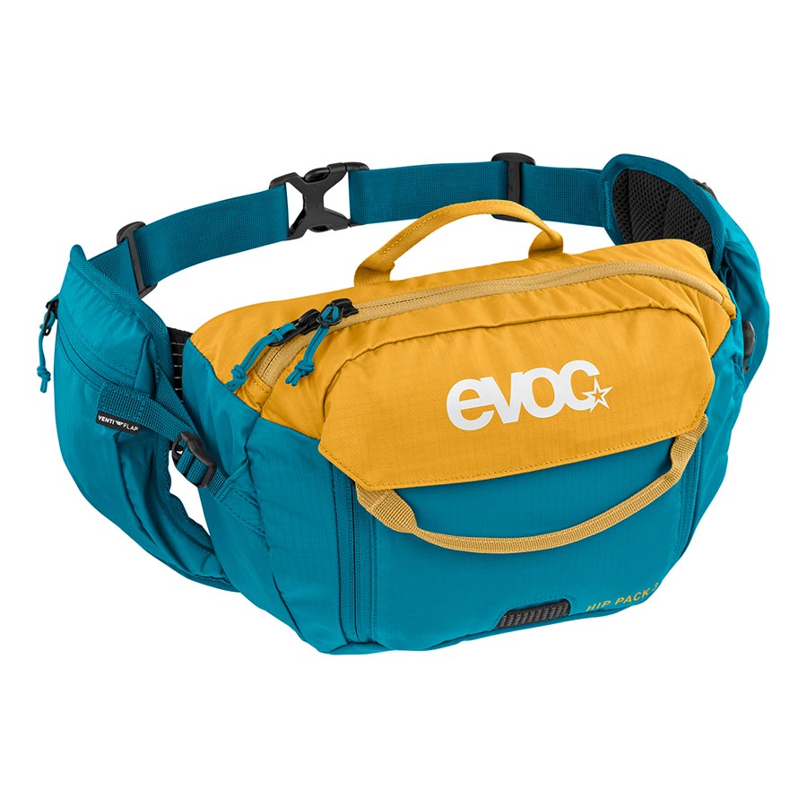 EVOC HIP PACK 3L Hydration Bag - Lightweight Running Fanny Pack for Hiking, Cycling & Outdoor Adventures - Water Bladder Compatible (Bladder Not Included) - Perfect for Trail Running, Travel & Gym Workouts