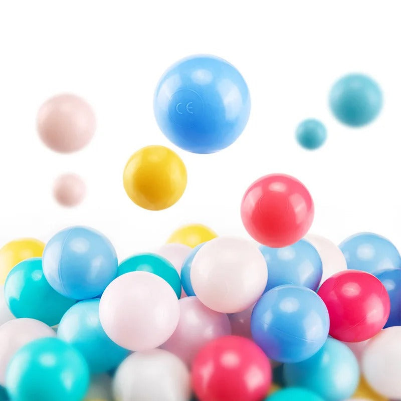 1000 Kids Play Balls with Storage Bag - Colorful Plastic Ball Pit Balls for Indoor/Outdoor Play, Toddler Sensory Toys, Birthday Parties & Daycare Activities