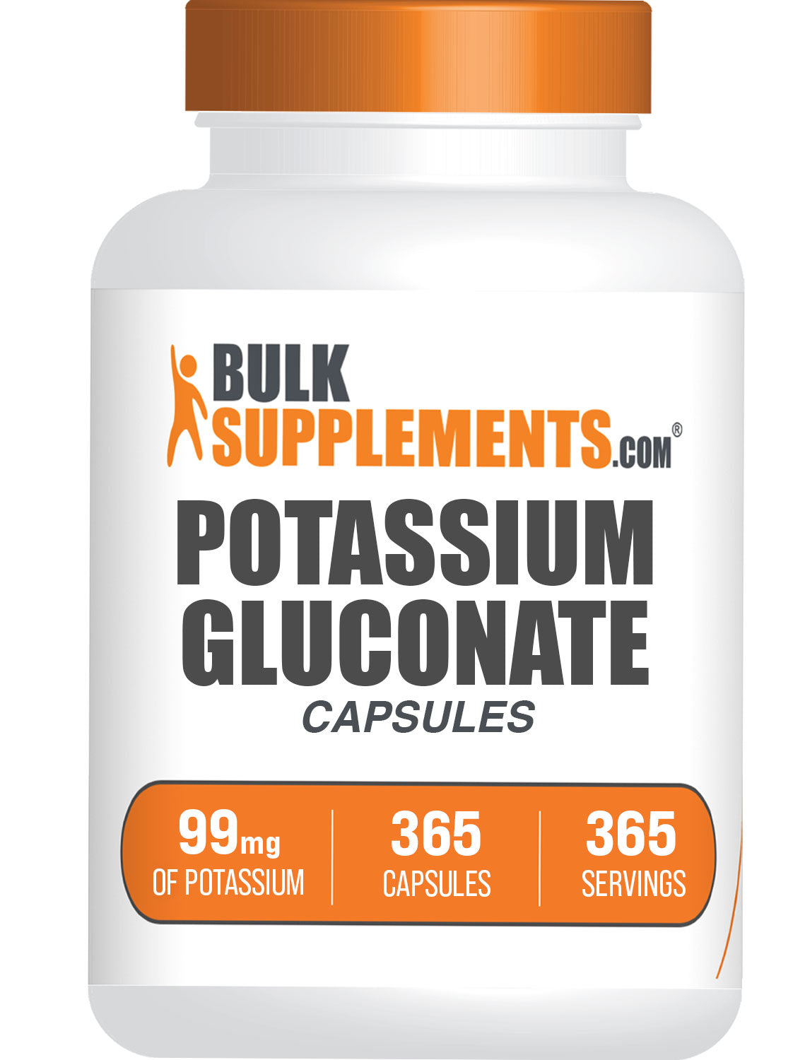 Potassium Gluconate Capsules 500mg | 120 Count | High Absorption Potassium Supplement for Muscle & Heart Health | Supports Electrolyte Balance & Energy | Vegan, Non-GMO | Great for Athletes & Active Lifestyles