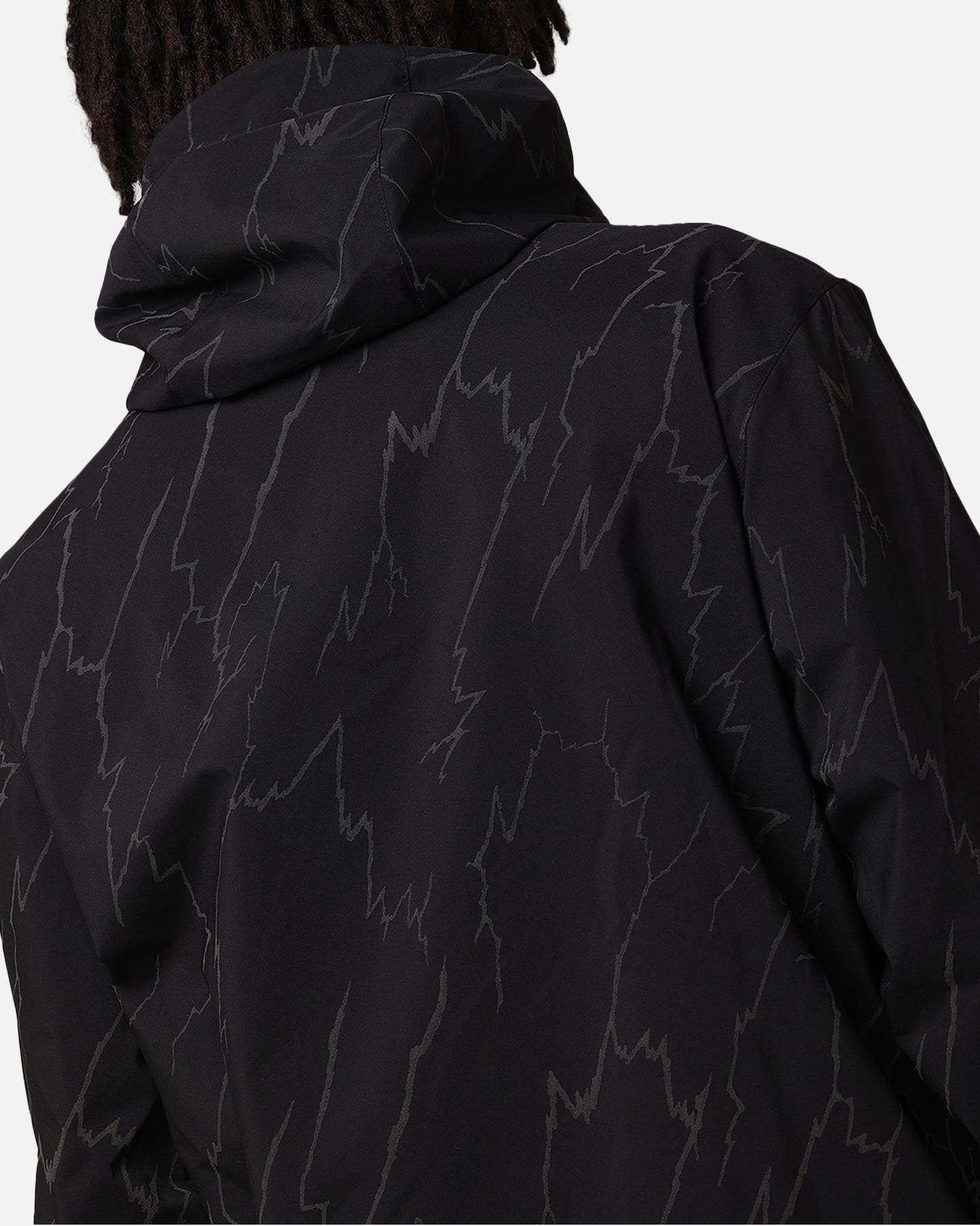Adidas Lightning Windbreaker Jacket for Men - Lightweight Waterproof Running Jacket with Hood - Black Windbreaker for Outdoor Sports & Jogging