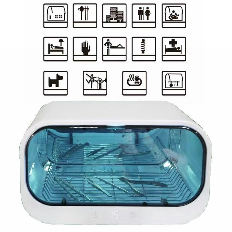 UV Sterilizer Cabinet Box for Salon & Nail Tools - Professional Disinfection for Beauty, Hair & Manicure Equipment | Perfect for Salons, Spas & Home Use