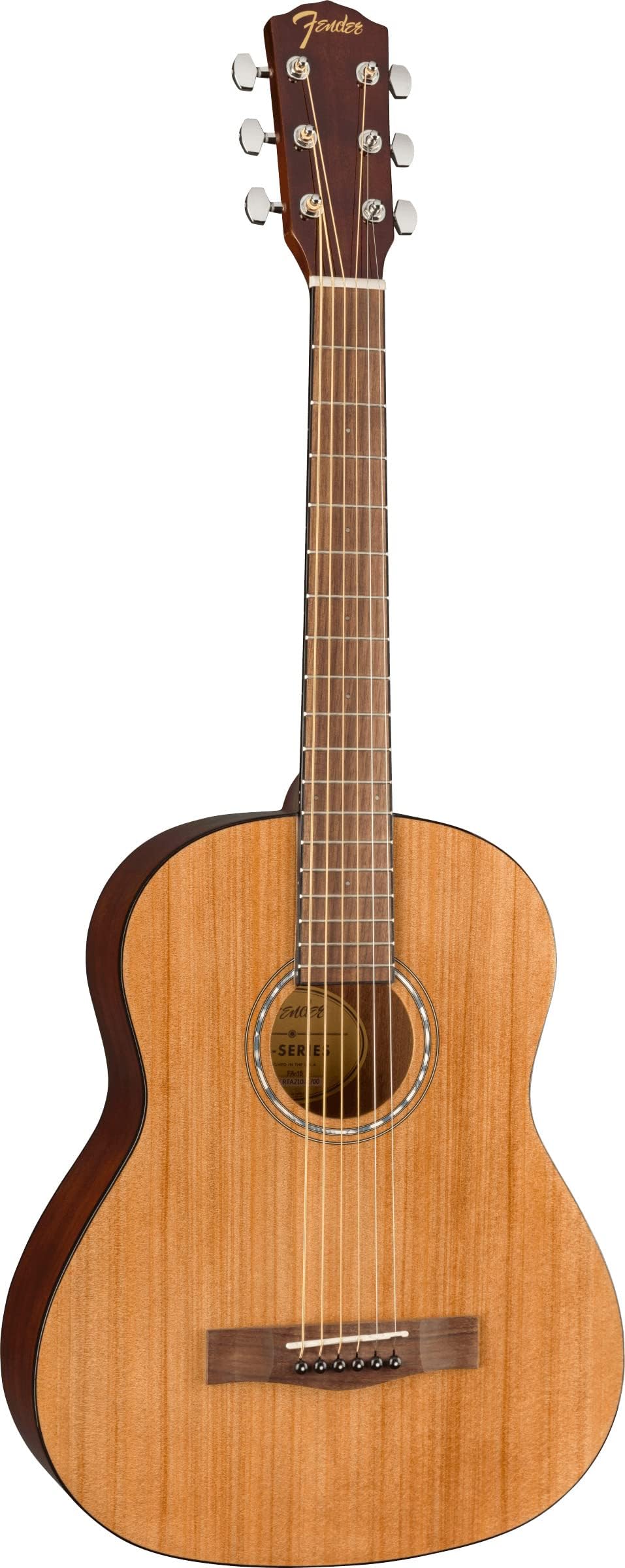 Fender FA-15 3/4-Size Steel String Acoustic Guitar for Kids - Natural Finish with Gig Bag, Tuner, Strap, Picks & Online Lessons | Perfect for Beginners, Travel & Home Practice