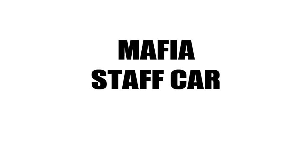 High-Quality Mafia Staff CAR Decal - Vinyl Sticker for Cars, Laptops, Walls - Perfect for Car Enthusiasts, Gamers & Home Decor