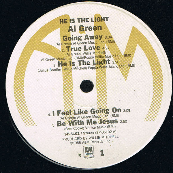 Al Green - He Is The Light Vinyl LP Album (VG+ Condition) | Classic Soul Music for Collectors & Home Listening