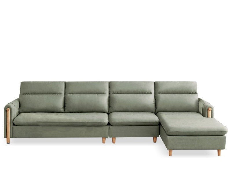 Premium Oak Solid Wood Luxury Fabric Sofa - Elegant & Durable Living Room Furniture for Home & Office Decor
