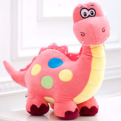 EQLEF Soft Plush Dinosaur Stuffed Animal - Cute Dinosaur Toy for Kids, Pink (Rose) - Perfect for Gifts, Cuddling & Nursery Decor