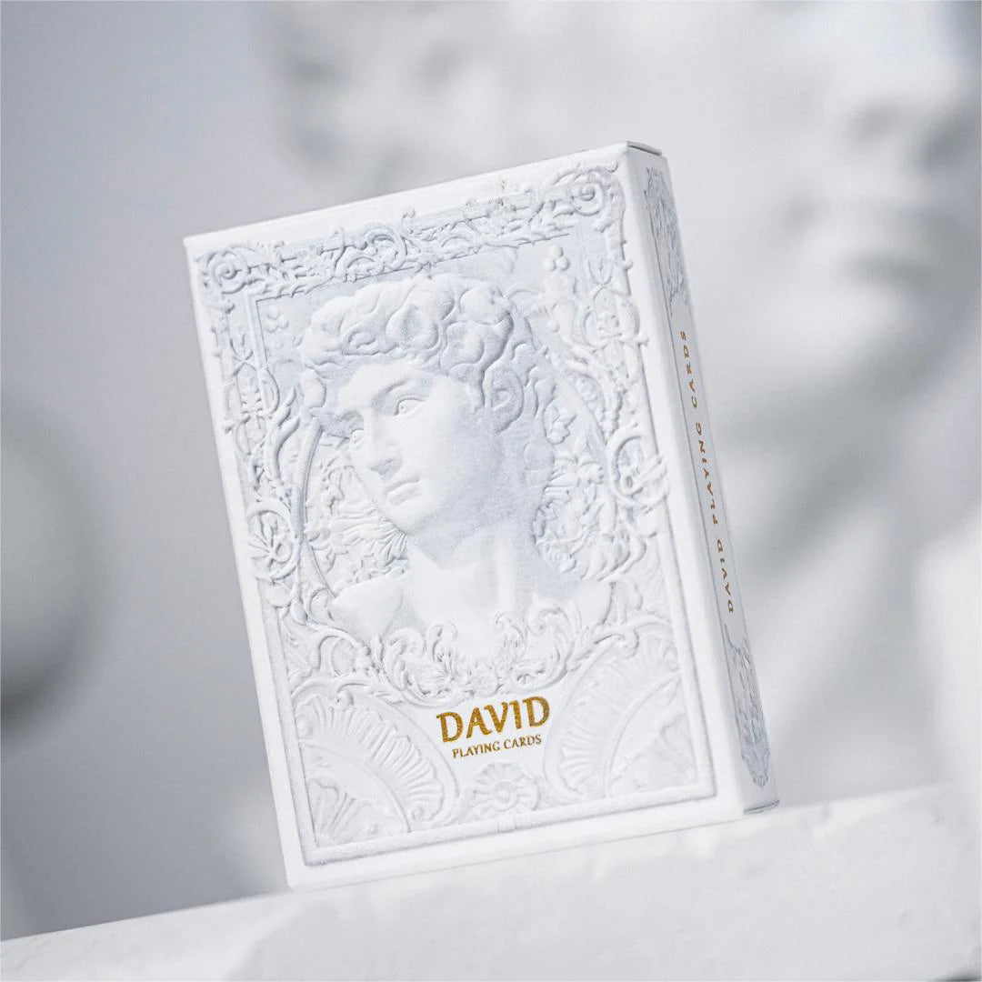 Premium David Playing Cards - Classic Poker Deck for Magic Tricks, Card Games & Collectibles | Ideal for Poker Nights, Magic Shows & Gifts