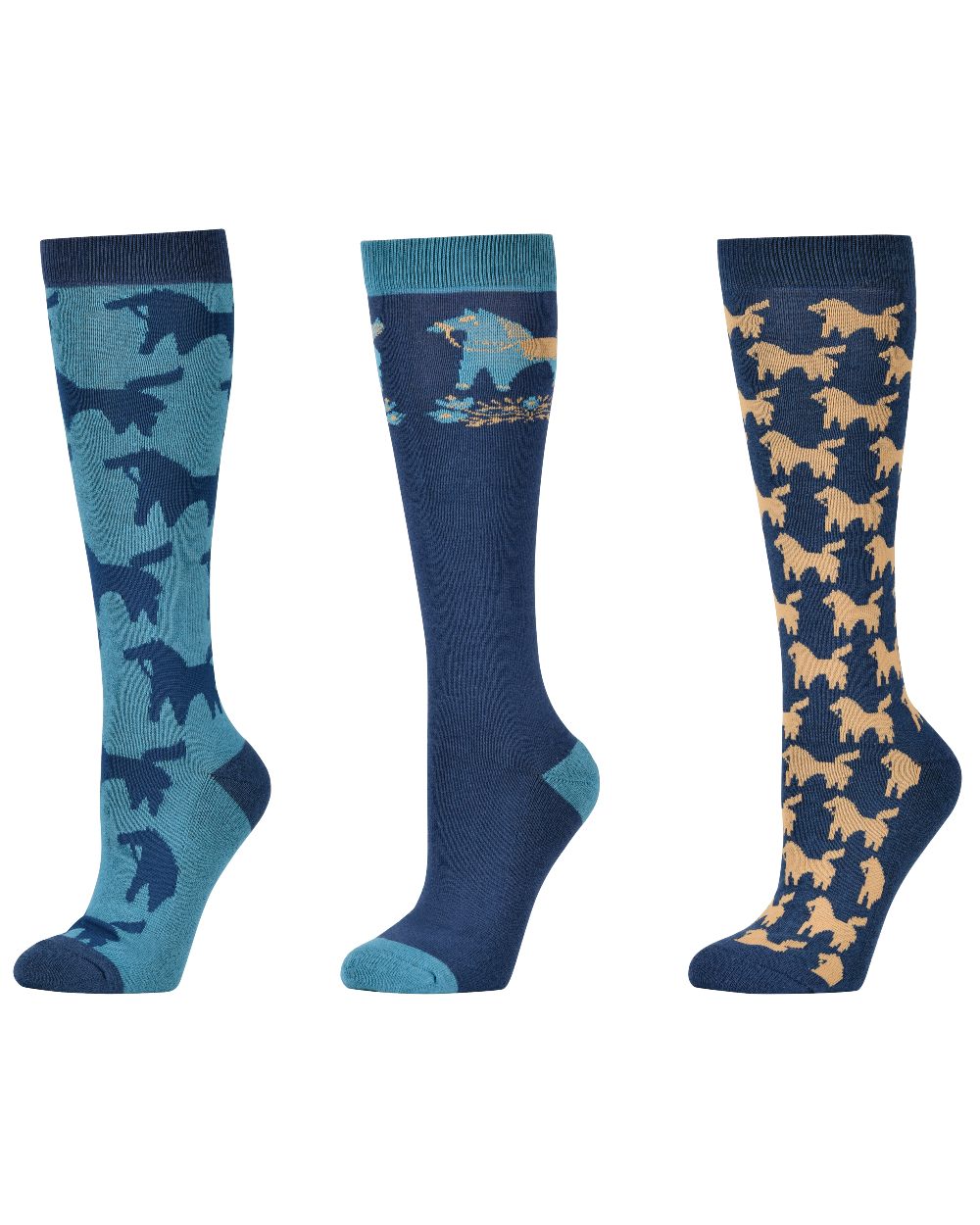 Dublin Three Pack Socks for Men - Comfortable Cotton Crew Socks for Everyday Wear, Work & Sports | Multipack Casual Socks