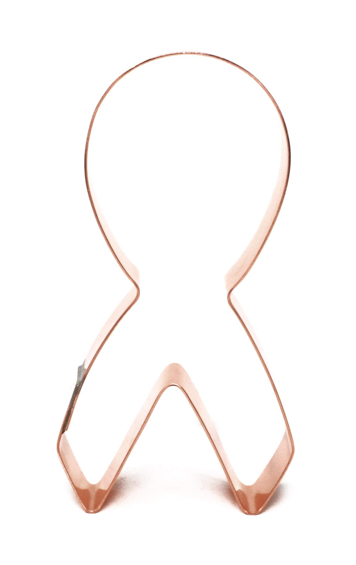 Small Copper Awareness Ribbon Cookie Cutter - Perfect for Fundraising Events, Awareness Campaigns & Holiday Baking Gifts