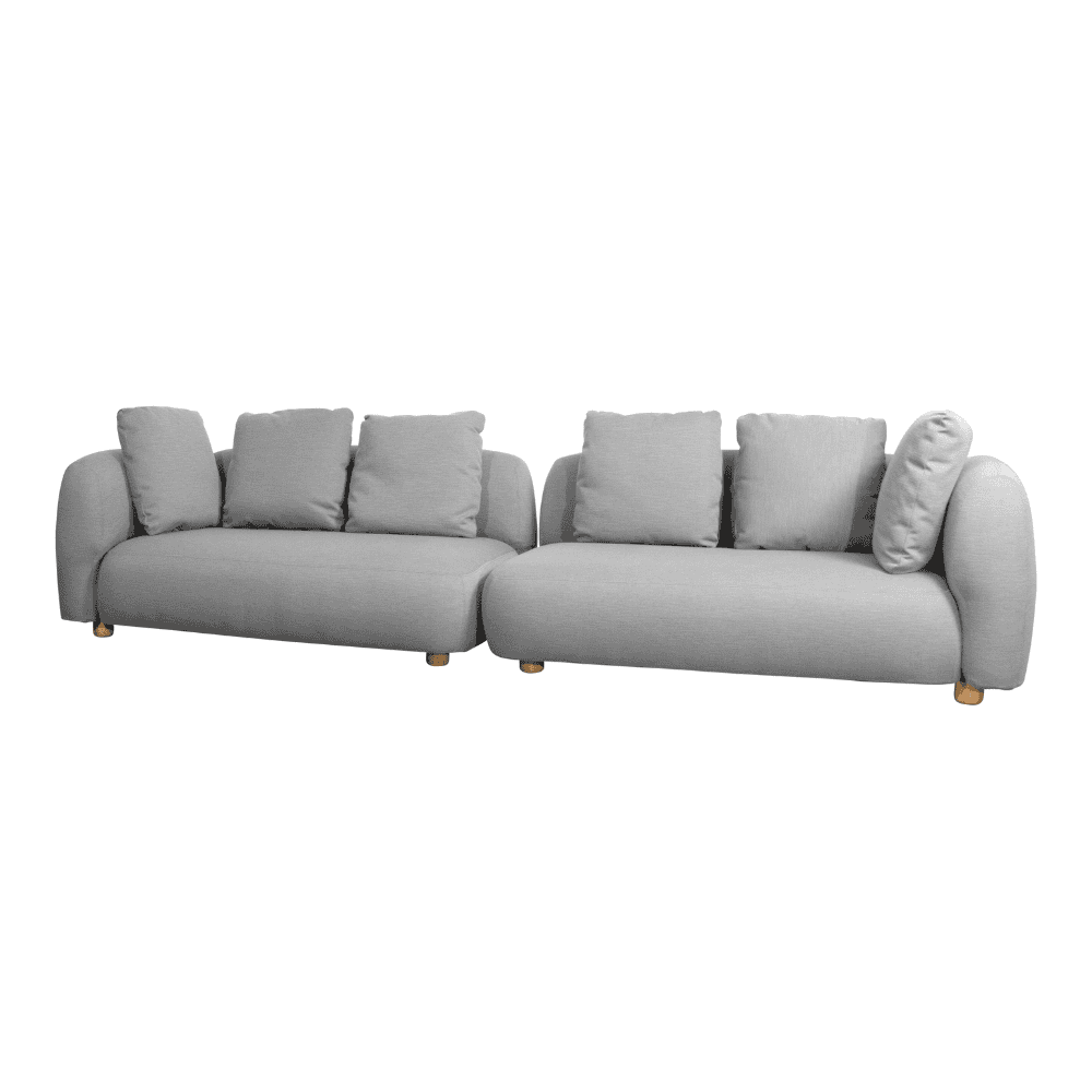Premium 2-Piece Outdoor Sofa Set with Weather-Resistant Cushions - Perfect for Patio, Garden, and Poolside Relaxation