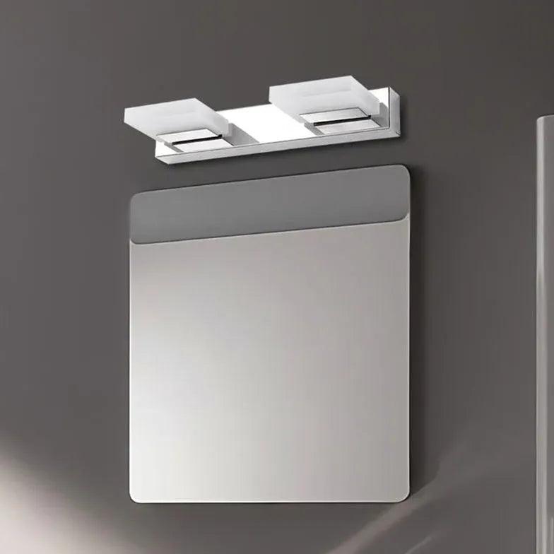 Square Dimmable LED Bathroom Wall Lights - Modern Vanity Mirror Lighting for Bathroom, Bedroom & Makeup Area - Energy Efficient & Waterproof
