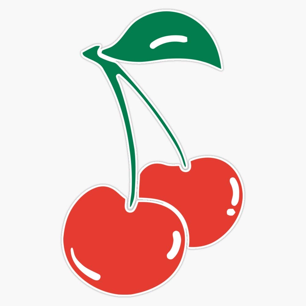 Waterproof Cherry Vinyl Stickers for Tumblr - 5