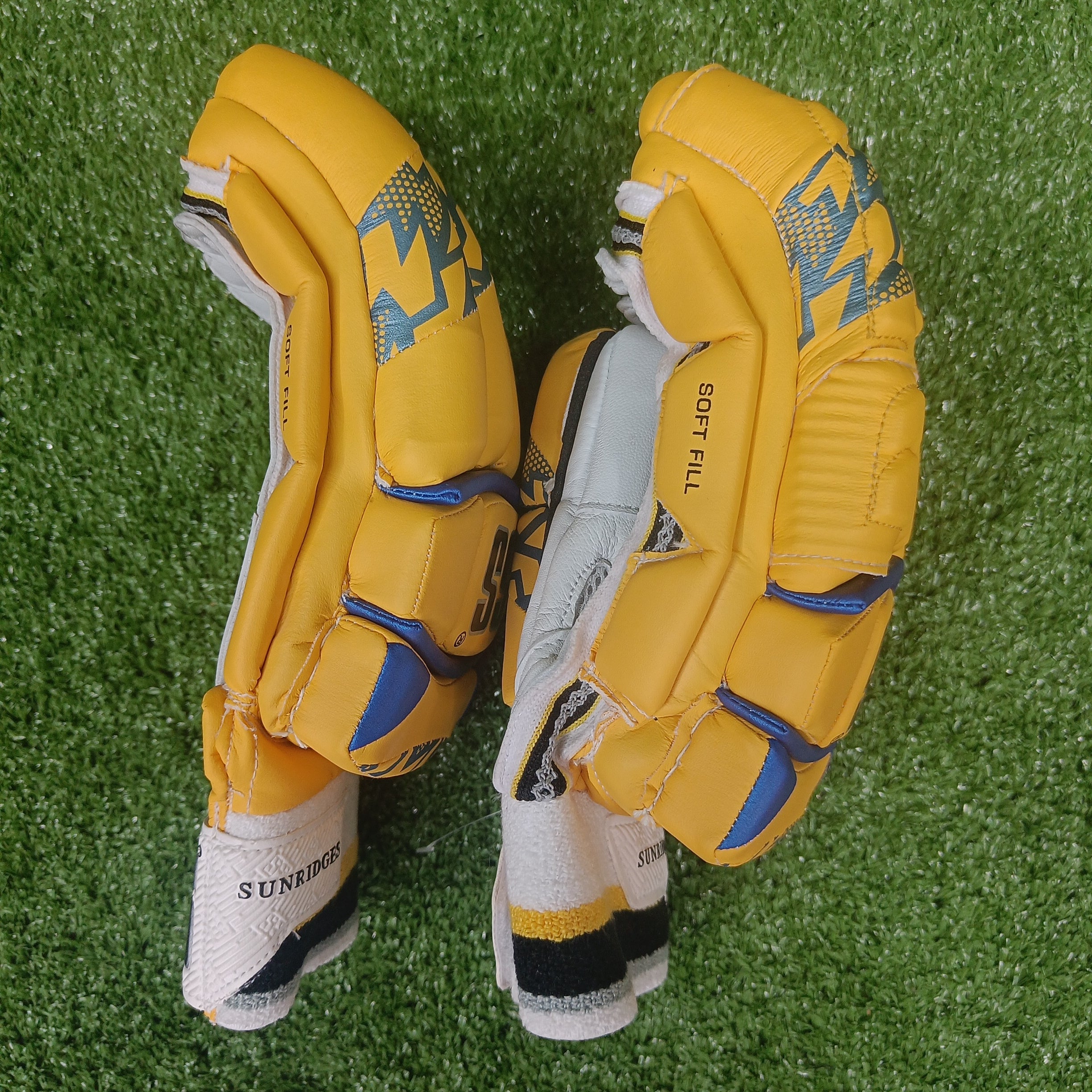 Premium SS Super Test Chennai Super King IPL Cricket Batting Gloves - Professional Quality for Cricket Matches & Training Sessions