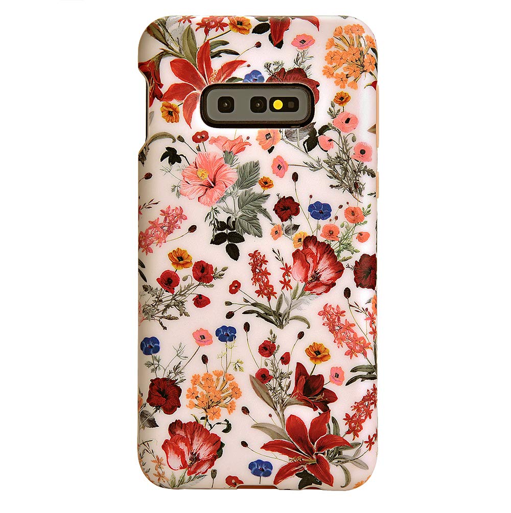 Velvet Caviar Samsung Galaxy S10E Case Floral - Cute Protective Phone Cover for Women | Vintage Wildflowers Design | Perfect for Everyday Use, Work & Travel