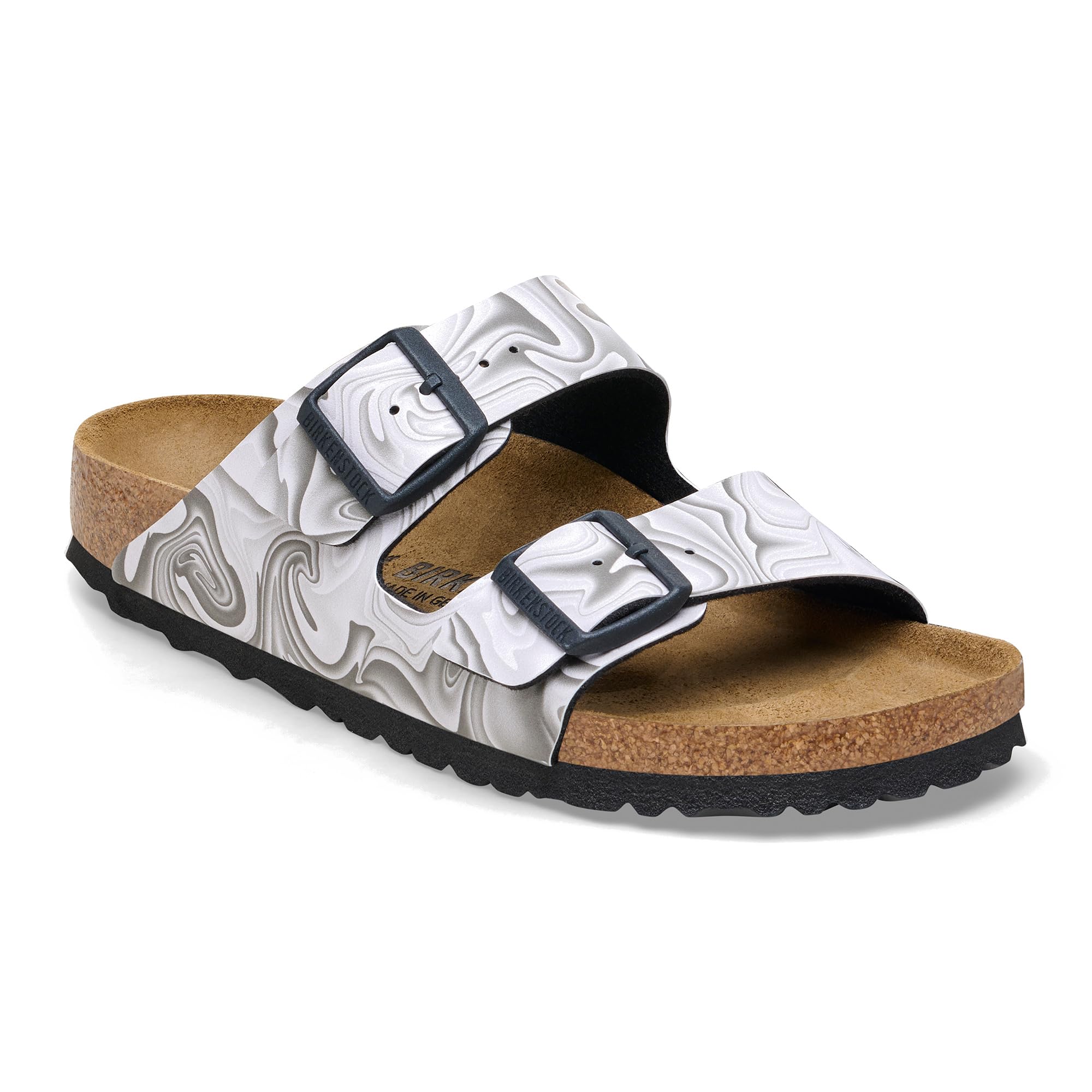 Birkenstock Women's Arizona Soft Footbed Sandals | Comfortable Cork Leather Slides for Casual Wear, Walking & Outdoor Activities