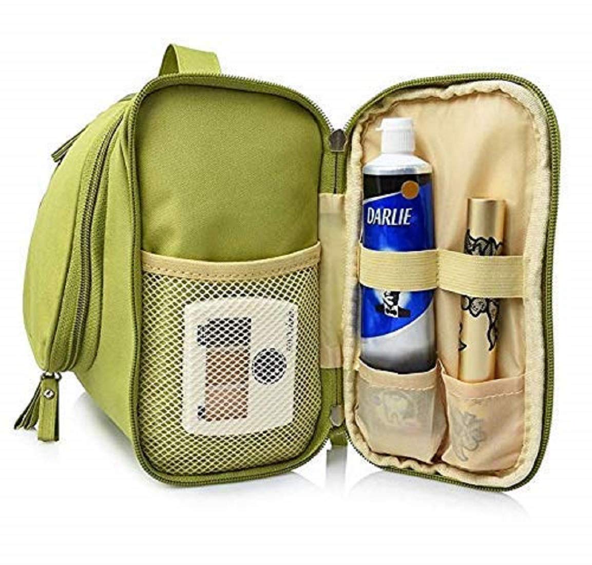 Waterproof Hanging Travel Toiletry Bag - Cosmetic & Makeup Organizer for Men & Women - Durable Shower Storage Bag with Multiple Pockets - Perfect for Bathroom, Camping & Gym (Multi-Colored)