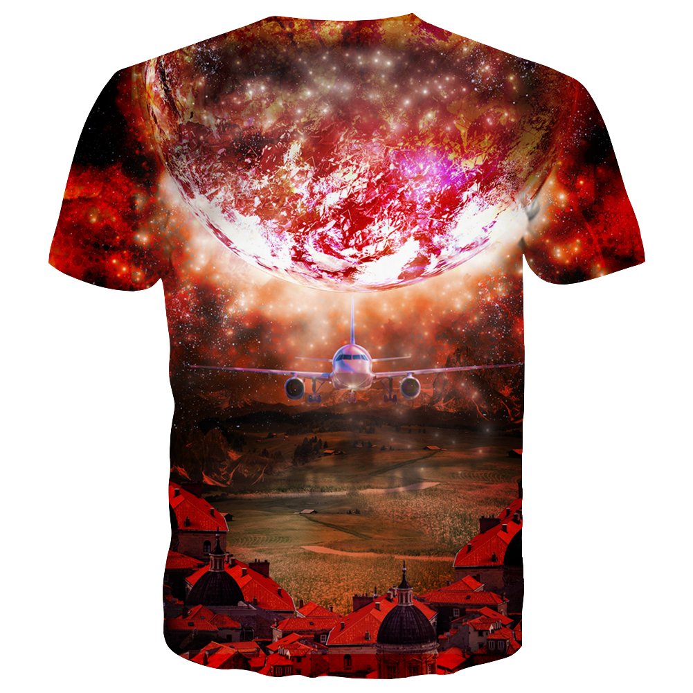 Unisex 3D Graphic Print Short Sleeve T-Shirts for Men & Women - Casual Cotton Tee Tops for Everyday Wear, Street Style & Summer Outfits