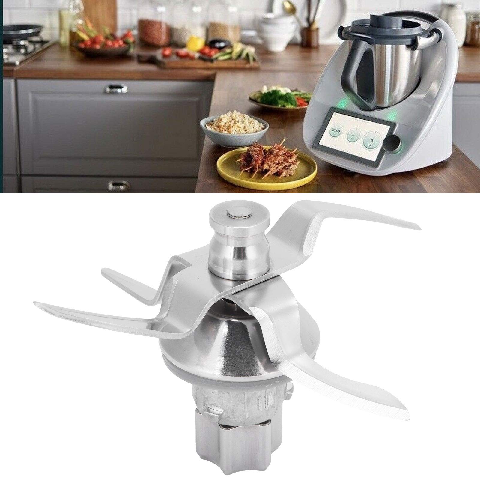 Premium Stainless Steel Blender Blade Replacement for Vorwerk Thermomix TM6 - Durable Mixer Accessory for Fruits, Vegetables & Smoothies - Perfect for Home Cooking & Healthy Meal Prep